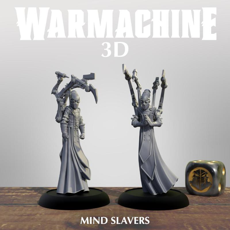 WARMACHINE 3D Dark Operations Mind Slavers