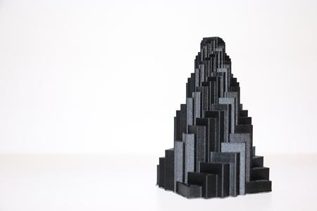 Spiral Pyramid - Geometric structure generated by math rules