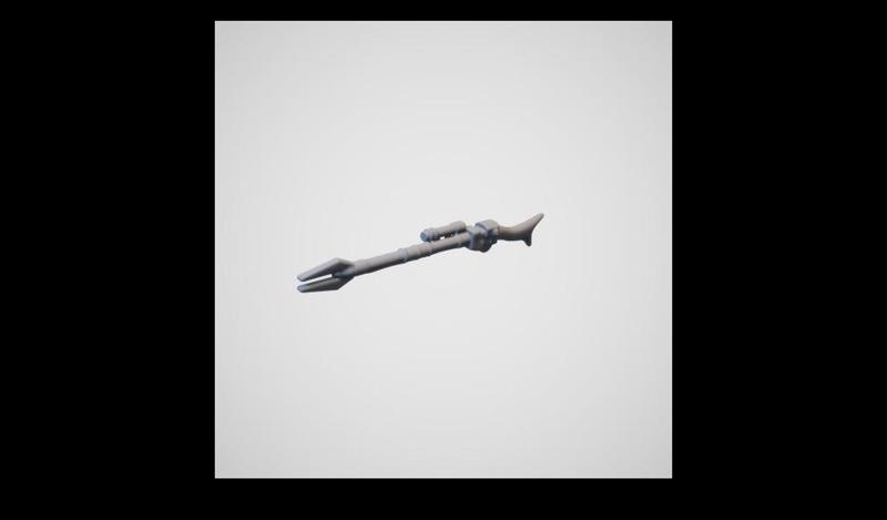 Mandalorian Rifle Kenner Style 8" Scale