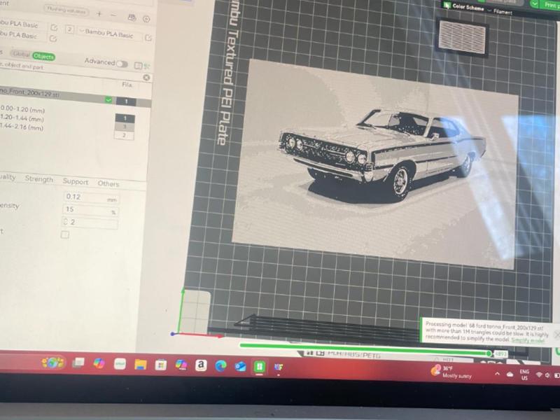 1968 Ford Gran Torino Hueforge