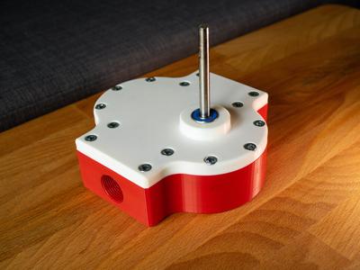 Gear pump with cordless screwdriver drive - Ideal for garden, camping & workshop