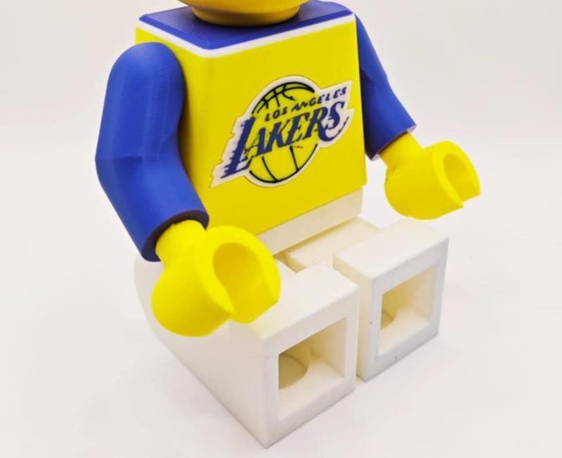 NBA Brick Man - Los Angeles Lakers (500%)