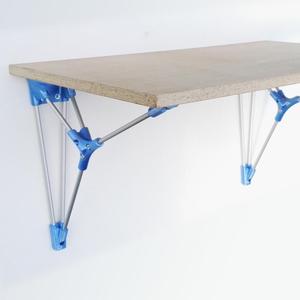 Rod and connections shelf support