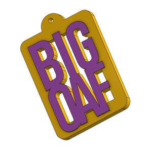 BIG OAF DR STONE KEYCHAIN