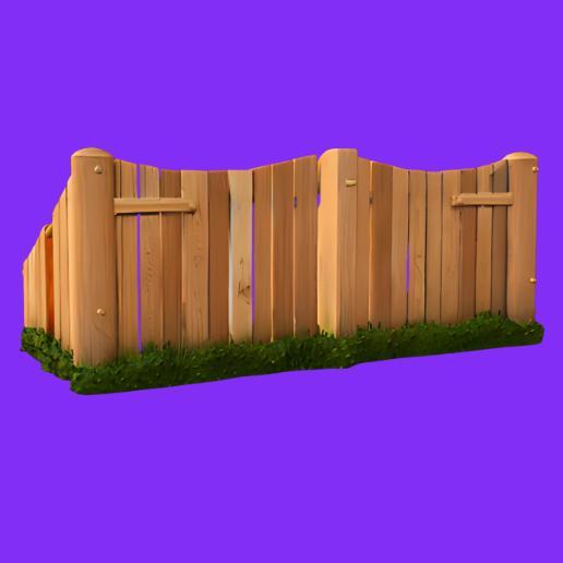 Traditional Wooden Fence