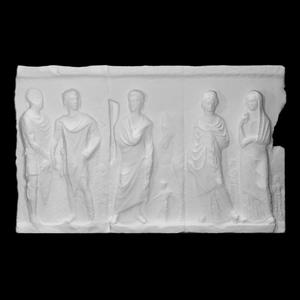 Relief slabs from a grave monument