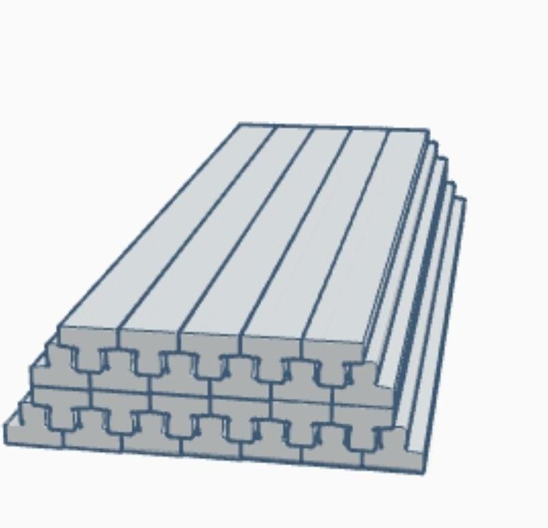 Joists for construction dioramas