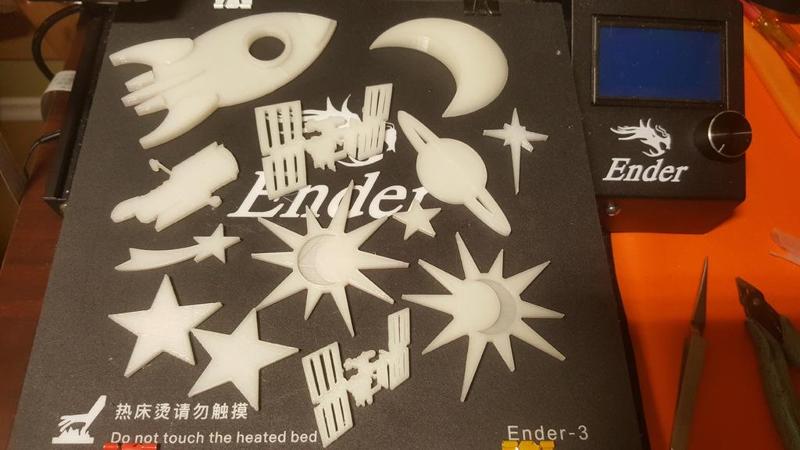 Glow in the Dark Ceiling art