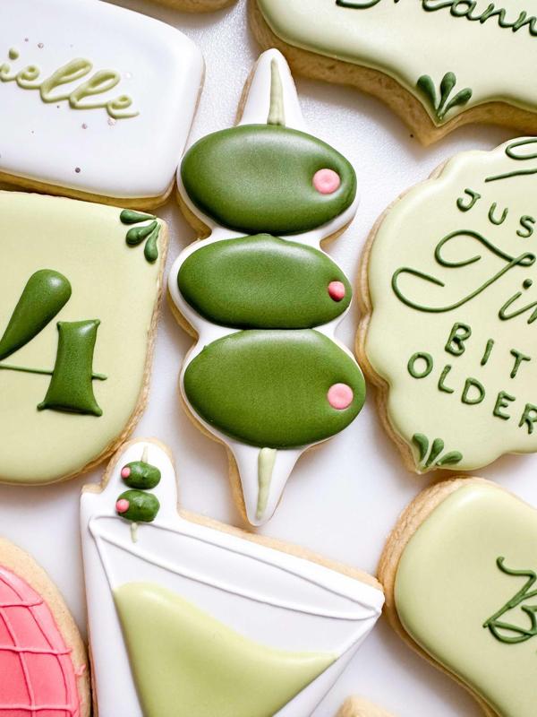 5 sizes - Martini Olive Spear/Pick Cookie Cutter - SHARP cutting edges!