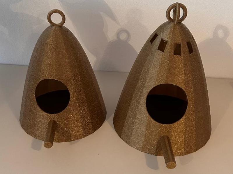 Small Exotic Bird Hanging Nesting Box fi120 h150mm