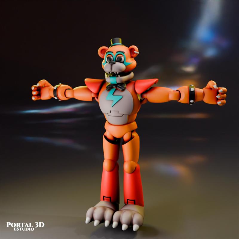 Glamrock Freddy / PRINT-IN-PLACE WITHOUT SUPPORT