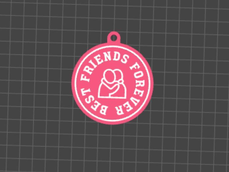 Best Friends Forever Keychain