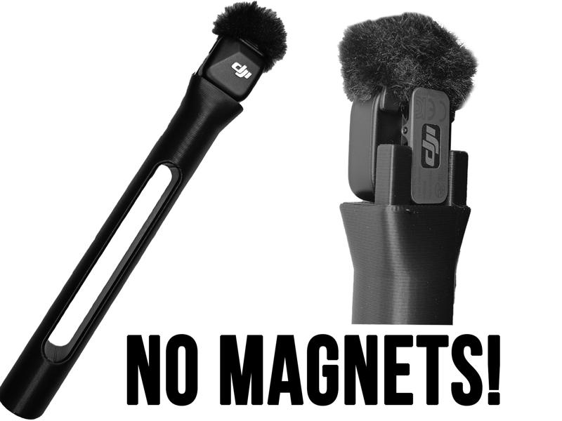 Magnetless DJI Mic Mini Handle