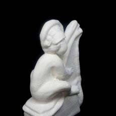 Monkey Playing the Harp at The British Museum, London