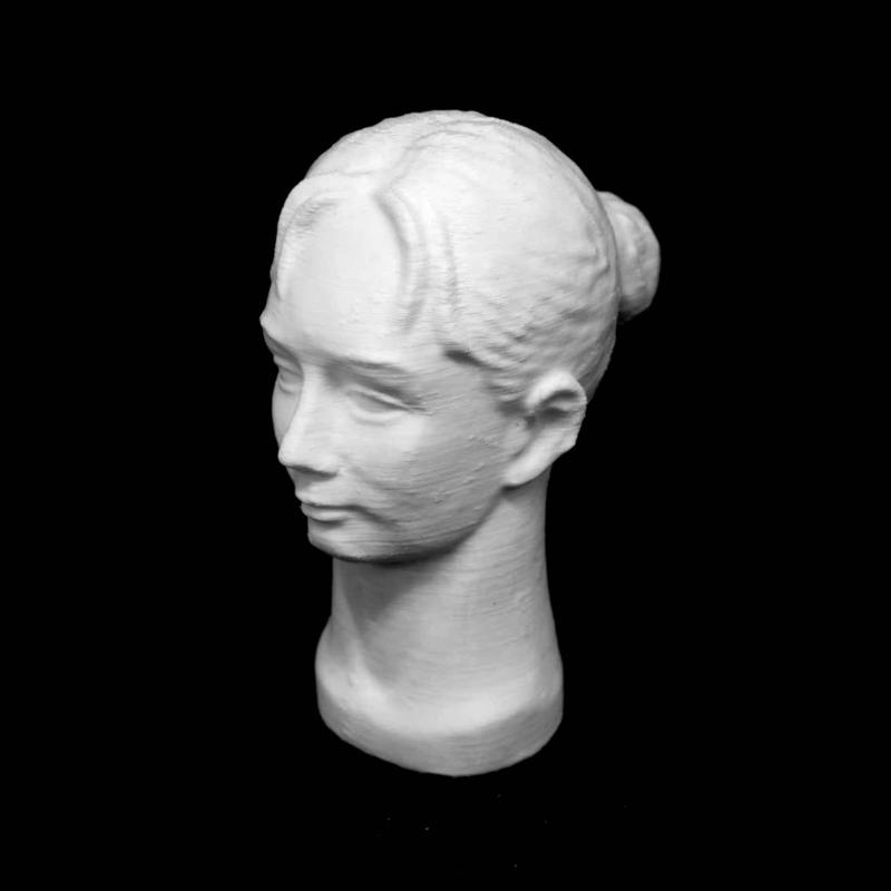 Monica Roșu bust in Deva, Romania