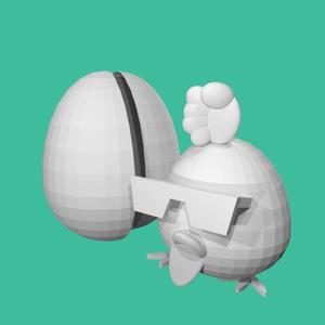 ChickenEgg #TinkercadEaster