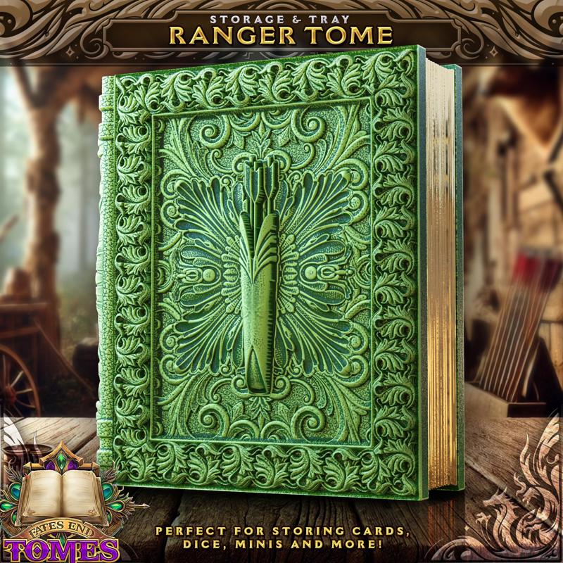 Ranger Tome - Perfect for storing cards, dice, minis and more!