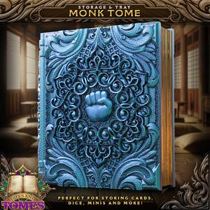 Cleric Tome - Perfect for storing cards, dice, minis and more!