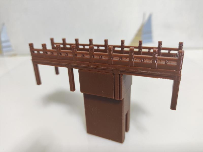 Ancient Chinese style building, ancient Chinese style boardwalk, fish tank stand, boardwalk stand, riser, model stand