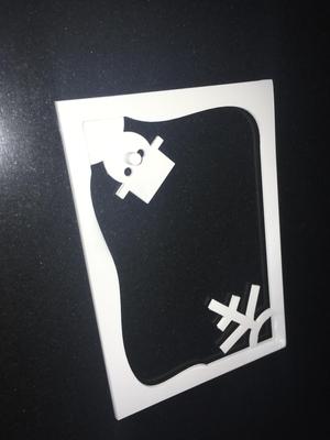 christmas photo frame