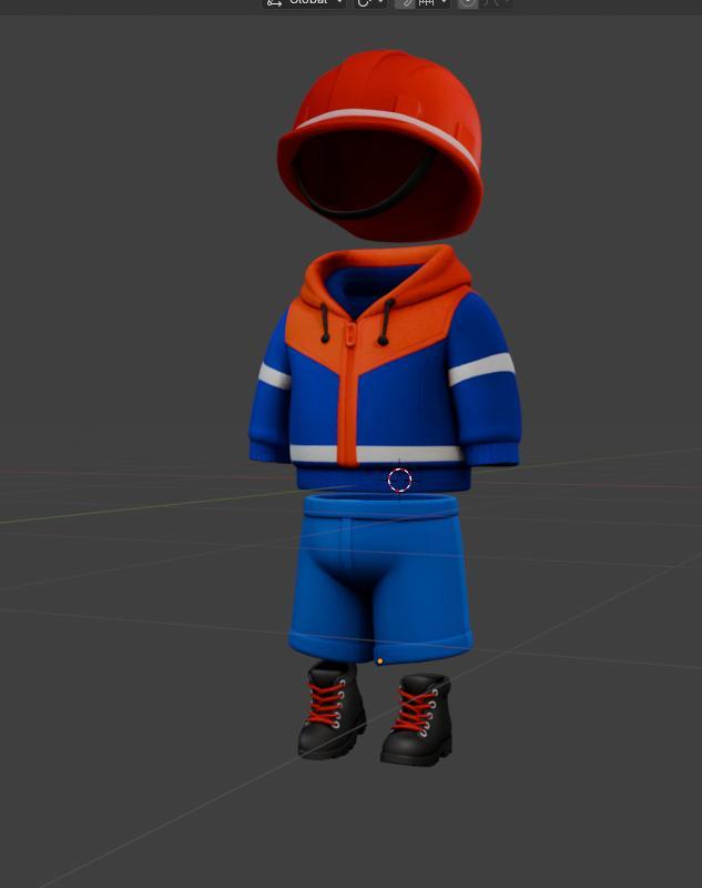 Construction worker outfit ( segments )