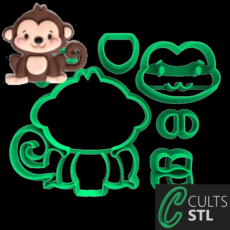 CORTADOR SAFARI - MACACO - 6cm