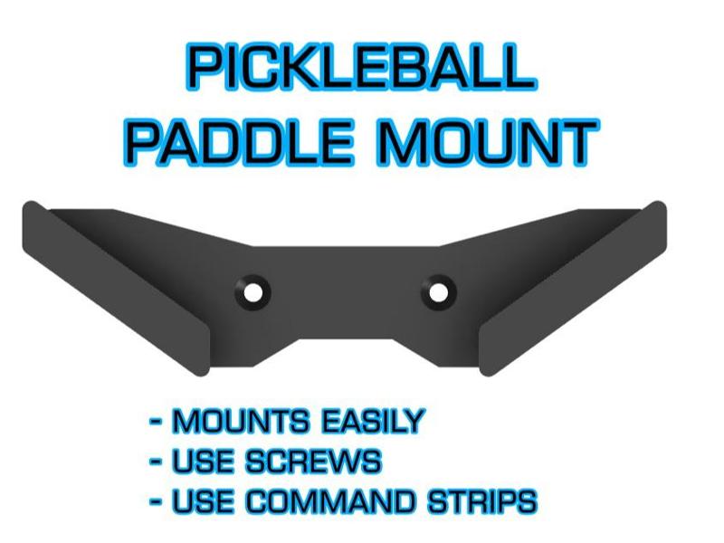 Pickleball Paddle Mount