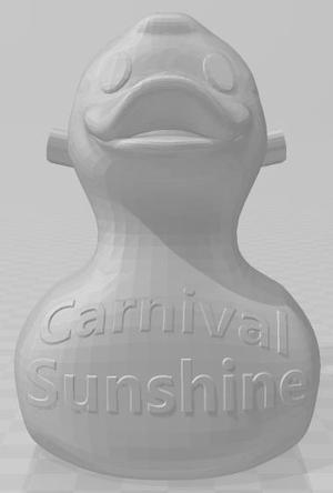 Carnival Sunshine Cruising duck