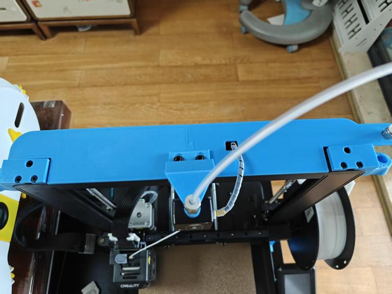 ender v3-ke/se lead screw and belt protector with side feed guide