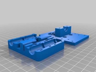 Anet A8 E3DV6 BasePlate V4 Prusa X carriage 
