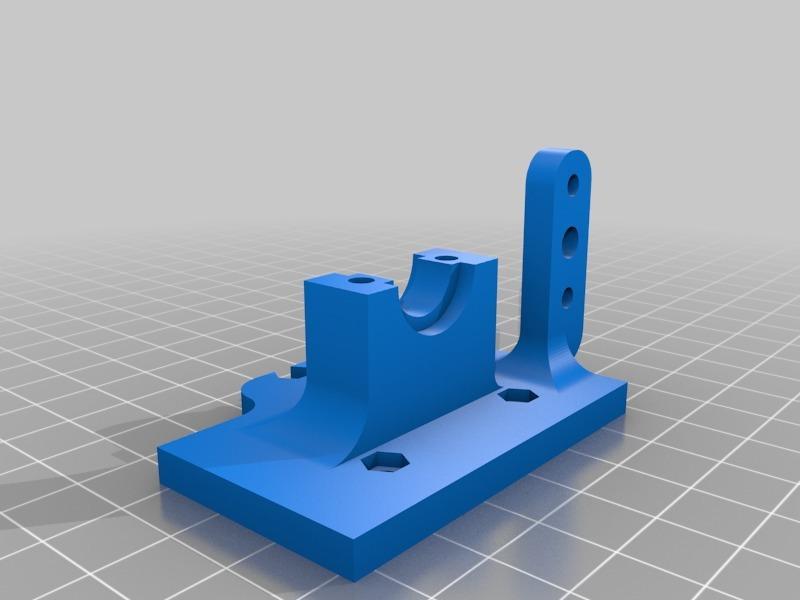 Geeetech e3d bowden support with 3dtouch