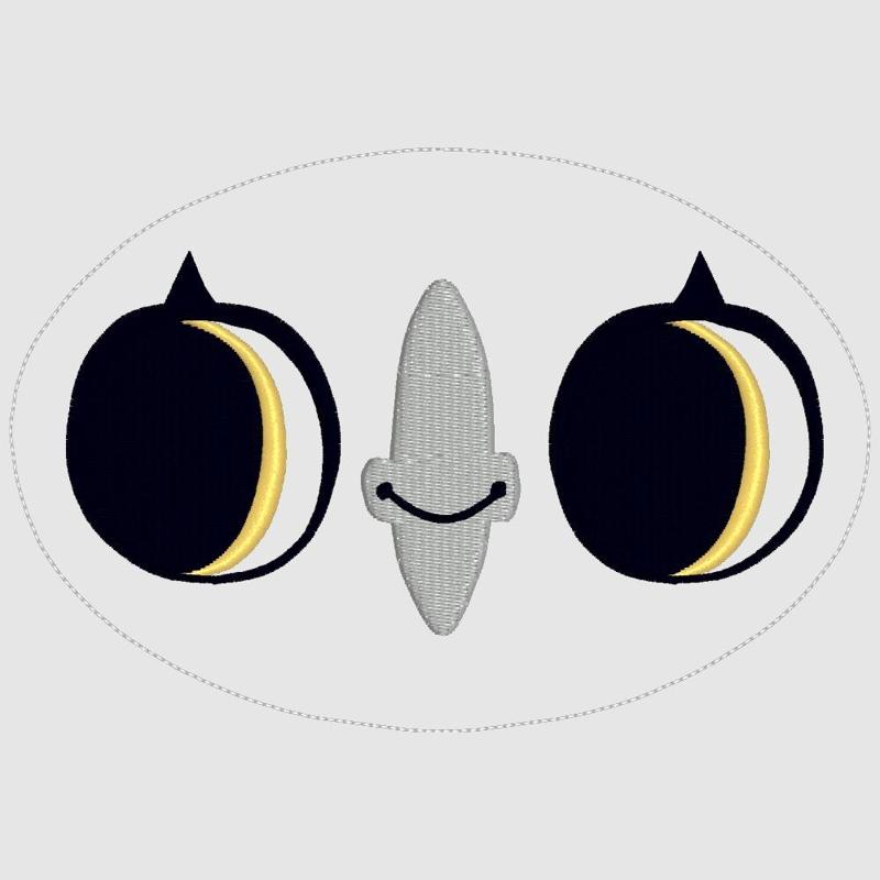 Puffin Rock Embroidery Design - Baba Face - Machine Embroidery