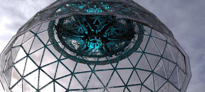 SciFi City Dome Array Base 3