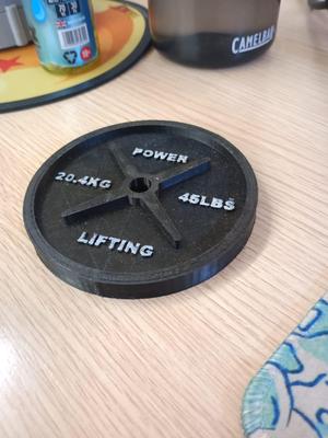 powerlifting plate
