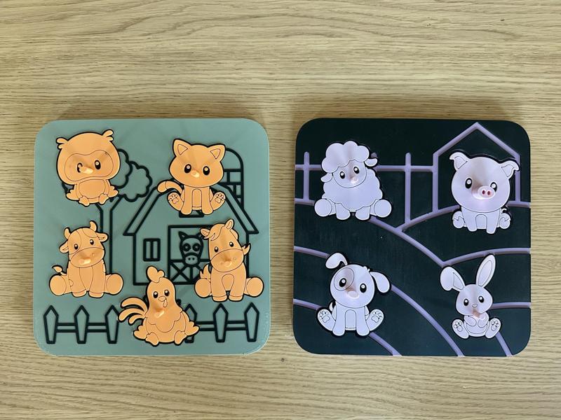 Farm Animals - Peg Puzzle