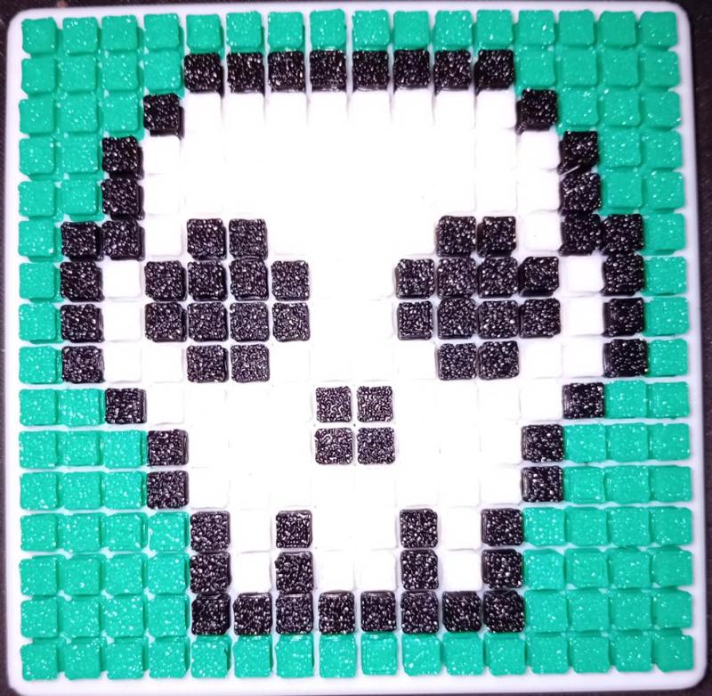 Pixel Art Skull