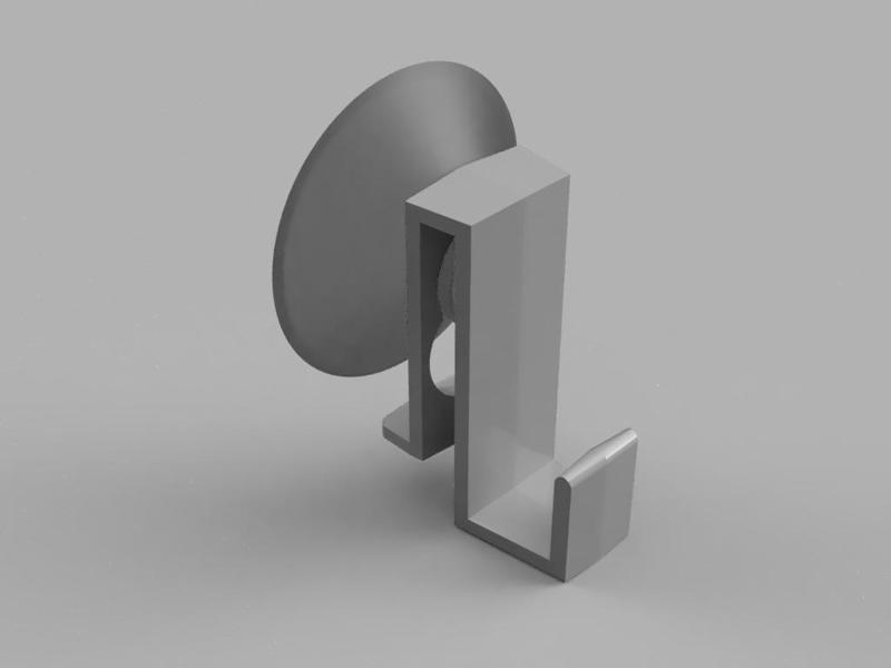 Suction cup hook / Crochet ventouse