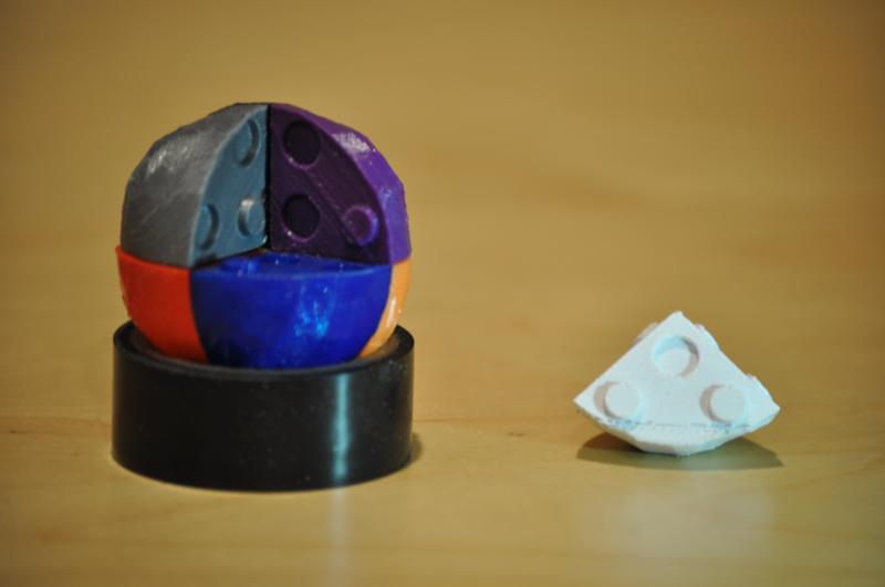 Three Pronged Puzzle Sphere