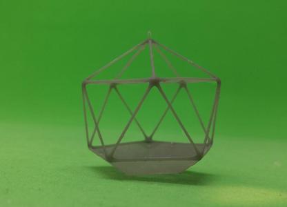 Geometric hanging ornament