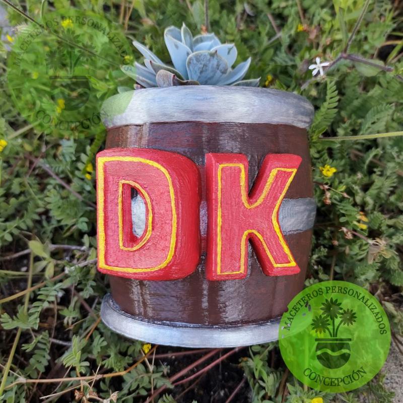 Donkey Kong Barrel Planter
