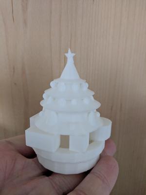 Christmas tree with presents