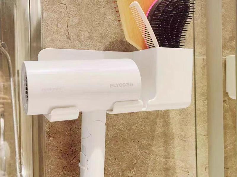 Hairdryer Holder Bathroom Wall-Mounted Hairdryer Stand