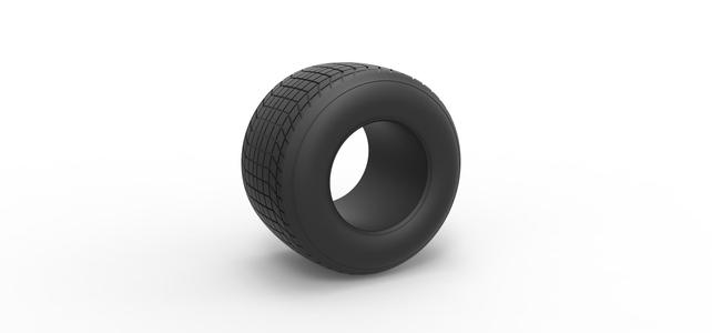 Diecast Dirt Sprint racing tire 3 Scale 1:25