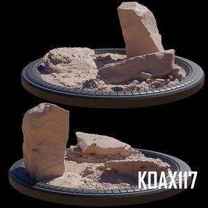 Rocky Base with Sci-Fi Trim