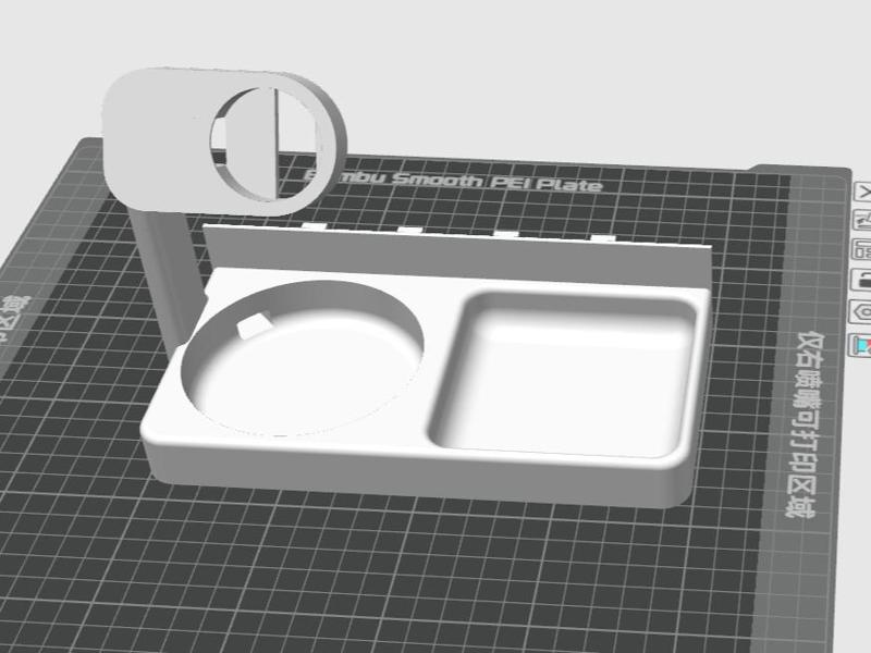 Square Hole Pegboard Integrated Wireless Charging Dock (Compatible with Huawei Watch GT5 and Wireless Charging Earbuds)