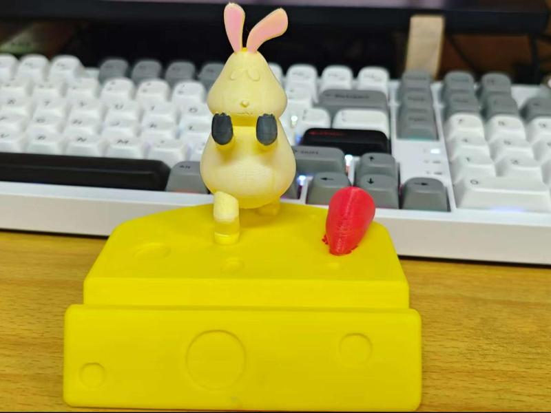 Bunny Cheese Phone Holder