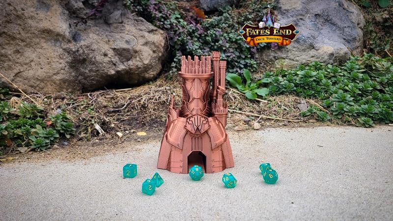 Warforged Dice Tower - SUPPORT FREE!