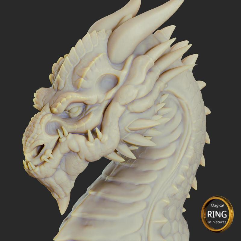 Elder Dragon bust
