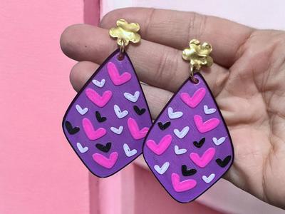 Heart earrings 