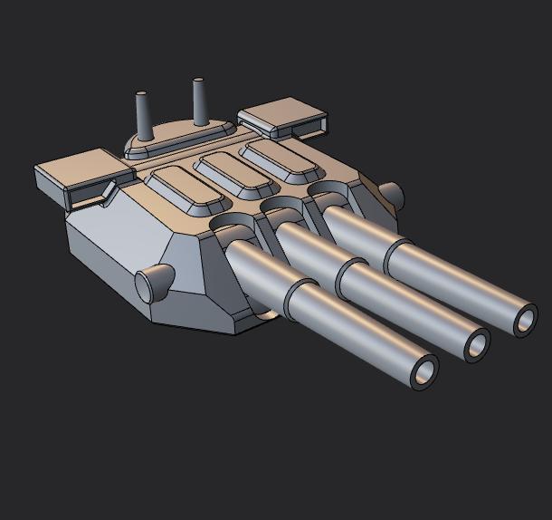 BFG / fleetscale Lance turrets